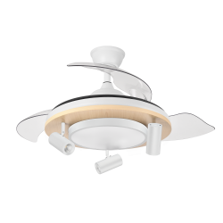 VENTILADOR DC BLANCO/HAYA GLADIATOR 35+15W