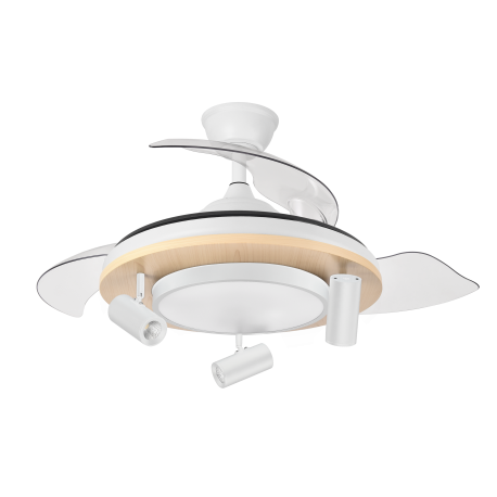 VENTILADOR DC BLANCO/HAYA GLADIATOR 35+15W