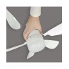 BOMBILLA VENTILADOR BLANCO 5 ASPAS 40 CM NANO. s una bombilla ventilador que puedes colocar en cualquier lámpara con casquillo E