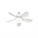 VENTILADOR BOMBILLA BLANCO 5 ASPAS 40 CM NANO