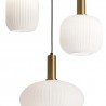 LAMPARA OPAL ORO 3L 40 CM