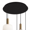 LAMPARA OPAL ORO 5L 80CM
