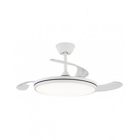 VENTILADOR DC EXTRAPLANO BLANCO BROOKLYNG