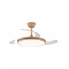 VENTILADOR DC EXTRAPLANO MADERA BROOKLYNG