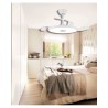 VENTILADOR BLANCO CON ALTAVOZ BARI