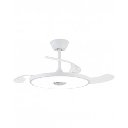VENTILADOR BLANCO CON ALTAVOZ BARI