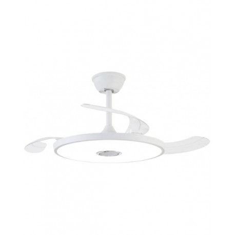 VENTILADOR BLANCO CON ALTAVOZ BARI