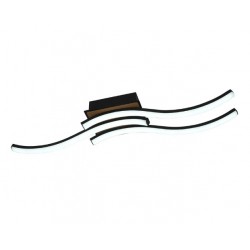 PLAFON 48W CON MANDO A DISTANCIA NEGRO/MADERA MURRAY
