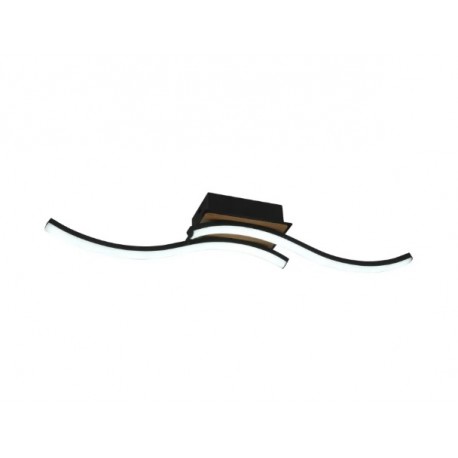 PLAFON 32W CON MANDO A DISTANCIA NEGRO/MADERA MURRAY