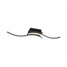 PLAFON 32W CON MANDO A DISTANCIA NEGRO/MADERA MURRAY