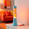 LAMPARA LAVA MINI AZUL Y NARANJA