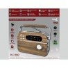 RADIO VINTAGE SOLAR 60s ROBLE DIAL ANALOGICO
