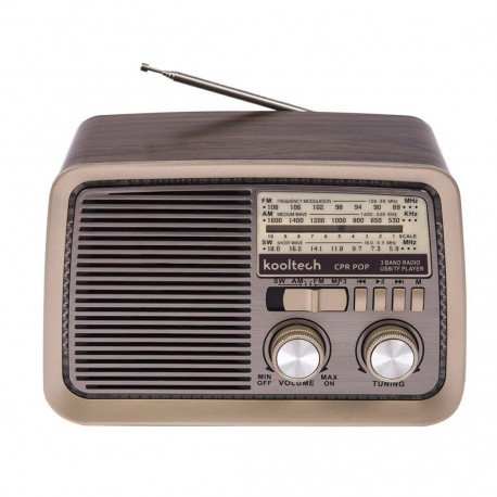 RADIO RETRO POP BEIGE DIAL ANALÓGICO