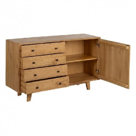 MUEBLE APARADOR SALÓN NATURAL MADERA MINDI