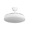 VENTILADOR DE TECHO CON LUZ SILENCIOSO BÁSICO BLANCO RELAMPAGO