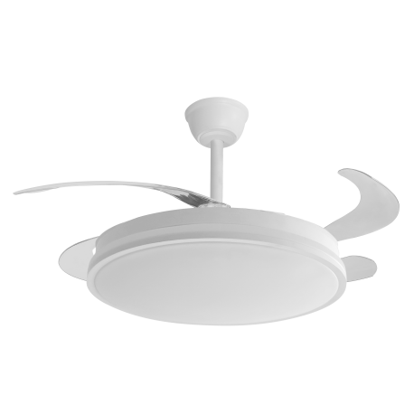 VENTILADOR DE TECHO CON LUZ SILENCIOSO BÁSICO BLANCO GUERRERO