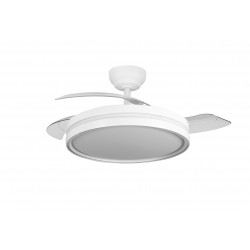 VENTILADOR DE TECHO SILENCIOSO BÁSICO BLANCO CAPITÁN