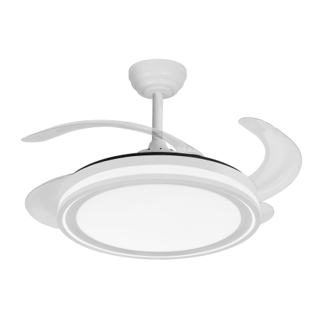 VENTILADOR DE TECHO SILENCIOSO BLANCO BANDIDO