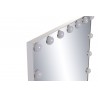 ESPEJO MAQUILLAJE TOCADOR CON LUZ LED DE MESA TACTIL BLANCO