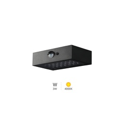 APLIQUE SOLAR EXTERIOR CON SENSOR DE MOVIMIENTO Y DE NOCHE Y DIA
