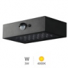 APLIQUE SOLAR EXTERIOR CON SENSOR DE MOVIMIENTO Y DE NOCHE Y DIA