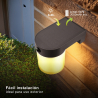 LÁMPARA SOLAR EXTERIOR LED CON SENSOR DE MOVIMIENTO Y DE NOCHE Y DIA LACONI