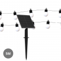 GUIRNALDA SOLAR EXTERIOR BOMBILLAS MATE DECORATIVAS LED KALAVAL