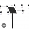GUIRNALDA SOLAR EXTERIOR BOMBILLAS MATE DECORATIVAS LED KALAVAL