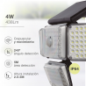 LÁMPARA SOLAR EXTERIOR LED ORIENTABLE SENSOR DE MOVIMIENTO Y DE NOCHE Y DIA LANTERI
