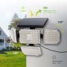 LÁMPARA SOLAR EXTERIOR LED ORIENTABLE SENSOR DE MOVIMIENTO Y DE NOCHE Y DIA LANTERI