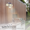 LÁMPARA SOLAR EXTERIOR LED ORIENTABLE SENSOR DE MOVIMIENTO Y DE NOCHE Y DIA LANTERI