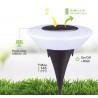 ESTACA SOLAR PARA JARDÍN RECARGABLE EXTERIOR IVATO