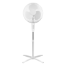 VENTILADOR DE PIE BÁSICO ORIENTABLE FIJO O ROTATORIO BLANCO O NEGRO FLIP