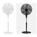 VENTILADOR DE SUELO ORIENTABLE FIJO O ROTATORIO BLANCO O NEGRO ESCUDERO