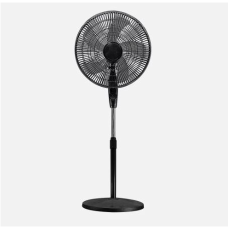 VENTILADOR DE SUELO ORIENTABLE FIJO O ROTATORIO BLANCO O NEGRO ESCUDERO