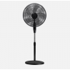 VENTILADOR DE SUELO ORIENTABLE FIJO O ROTATORIO BLANCO O NEGRO ESCUDERO