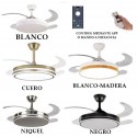 VENTILADOR SILENCIOSO DE TECHO CON ASPAS RETRÁCTILES MASTER 58W
