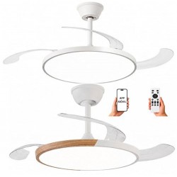 VENTILADOR DE TECHO CONTROL APP EXTRAPLANO SILENCIOSO MUMBAI