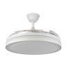 VENTILADOR DE TECHO XXL SILENCIOSO CON LUZ Y ASPAS RETRÁCTILES ESPARTA