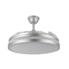 VENTILADOR DE TECHO XXL SILENCIOSO CON LUZ Y ASPAS RETRÁCTILES ESPARTA