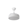VENTILADOR DE TECHO MINI SILENCIOSO CON LUZ Y ASPAS RETRÁCTILES ESPARTA
