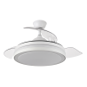 VENTILADOR DE TECHO SILENCIOSO CON LUZ Y ASPAS RETRÁCTILES ESPARTA 40CM