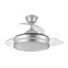 VENTILADOR DE TECHO SILENCIOSO CON LUZ Y ASPAS RETRÁCTILES ESPARTA 40CM