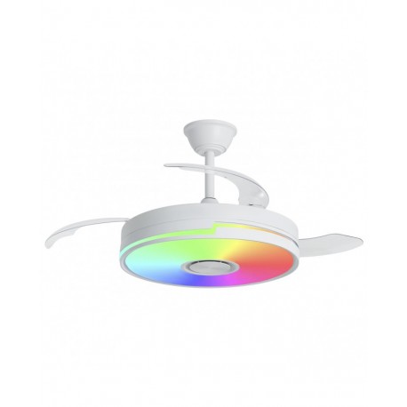 VENTILADOR DE TECHO PARA HABITACION JUVENIL CON ALTAZOZ, RGB Y CONTROL APP AURON