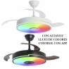 VENTILADOR DE TECHO PARA HABITACION JUVENIL CON ALTAZOZ, RGB Y CONTROL APP AURON