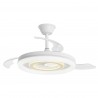 VENTILADOR DE TECHO CON ASPAS RETRÁCTILES Y LUZ POTENTE BRIBON