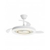 VENTILADOR DE TECHO CON ASPAS RETRÁCTILES Y LUZ POTENTE BRIBON