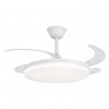 VENTILADOR DE TECHO DE ASPAS RETRÁCTILES CON LUZ BLANCO BASICO CRETA