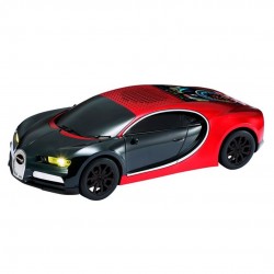 RADIO ALTAVOZ MULTIMEDIA INALAMBRICO BUGATtI ROJO NEGRO
