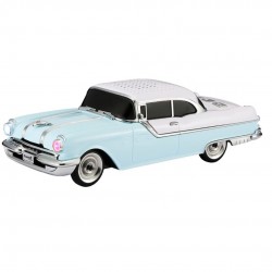 COCHE RADIO ALTAVOZ PONTIAC AZUL CON LED INALAMBRICO